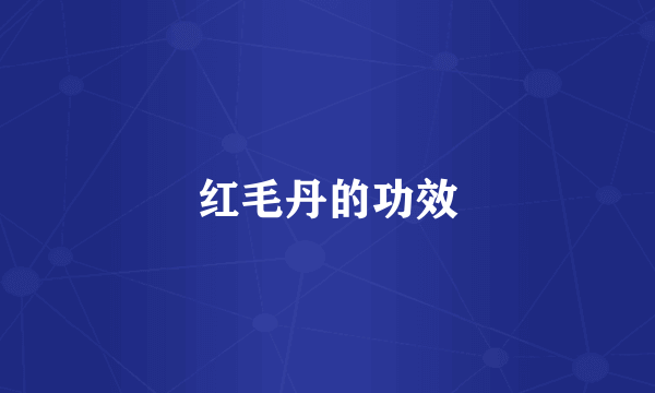 红毛丹的功效