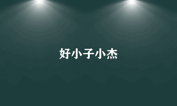 好小子小杰