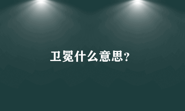 卫冕什么意思？