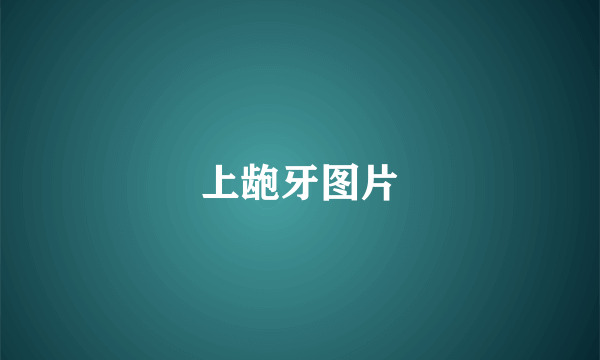 上龅牙图片