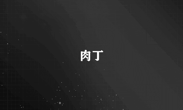 肉丁