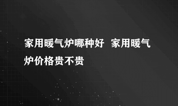 家用暖气炉哪种好  家用暖气炉价格贵不贵