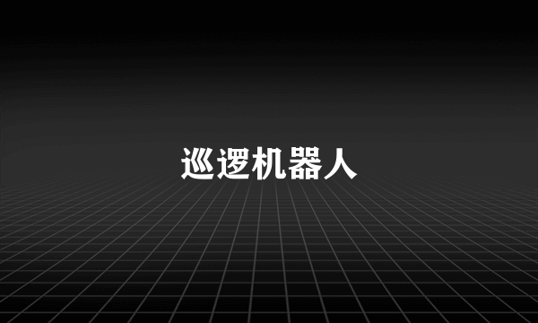 巡逻机器人