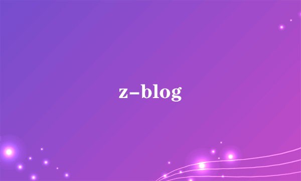 z-blog