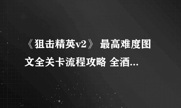 《狙击精英v2》 最高难度图文全关卡流程攻略 全酒瓶金条收集攻略