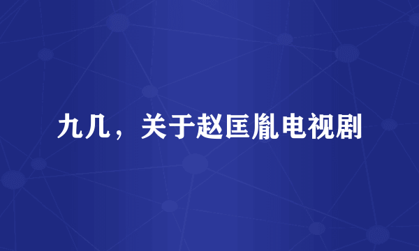 九几，关于赵匡胤电视剧