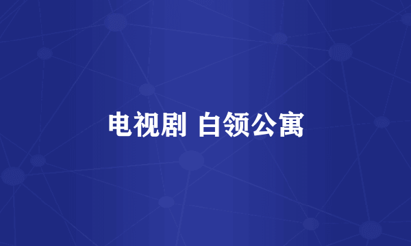 电视剧 白领公寓