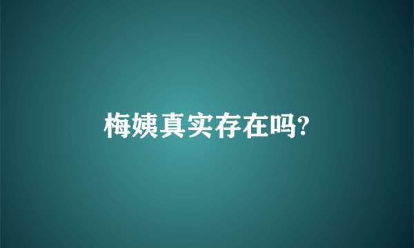 梅姨真实存在吗?
