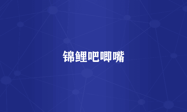 锦鲤吧唧嘴