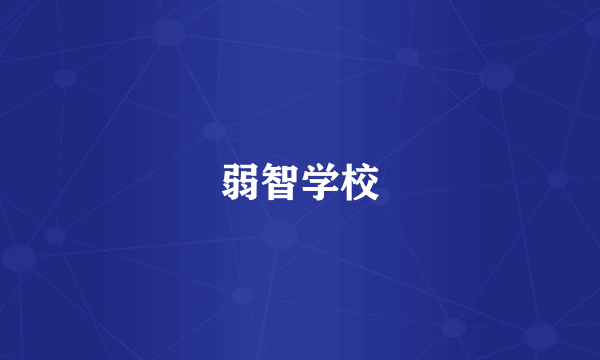 弱智学校