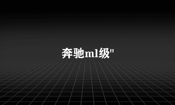 奔驰ml级
