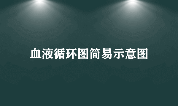 血液循环图简易示意图