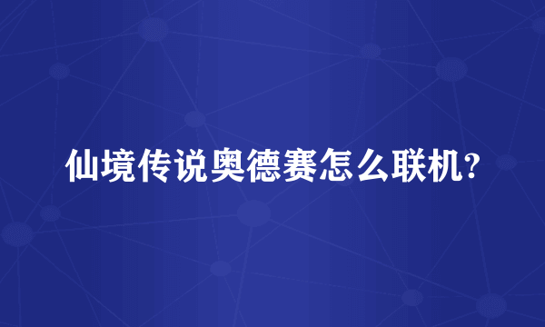 仙境传说奥德赛怎么联机?