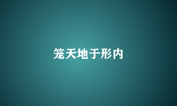 笼天地于形内