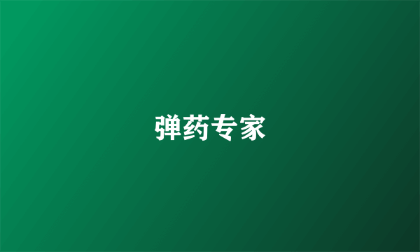 弹药专家