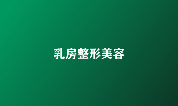 乳房整形美容