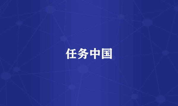 任务中国
