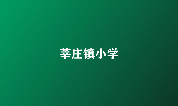 莘庄镇小学