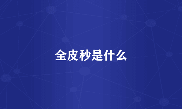 全皮秒是什么