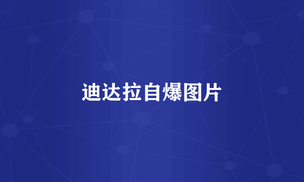 迪达拉自爆图片